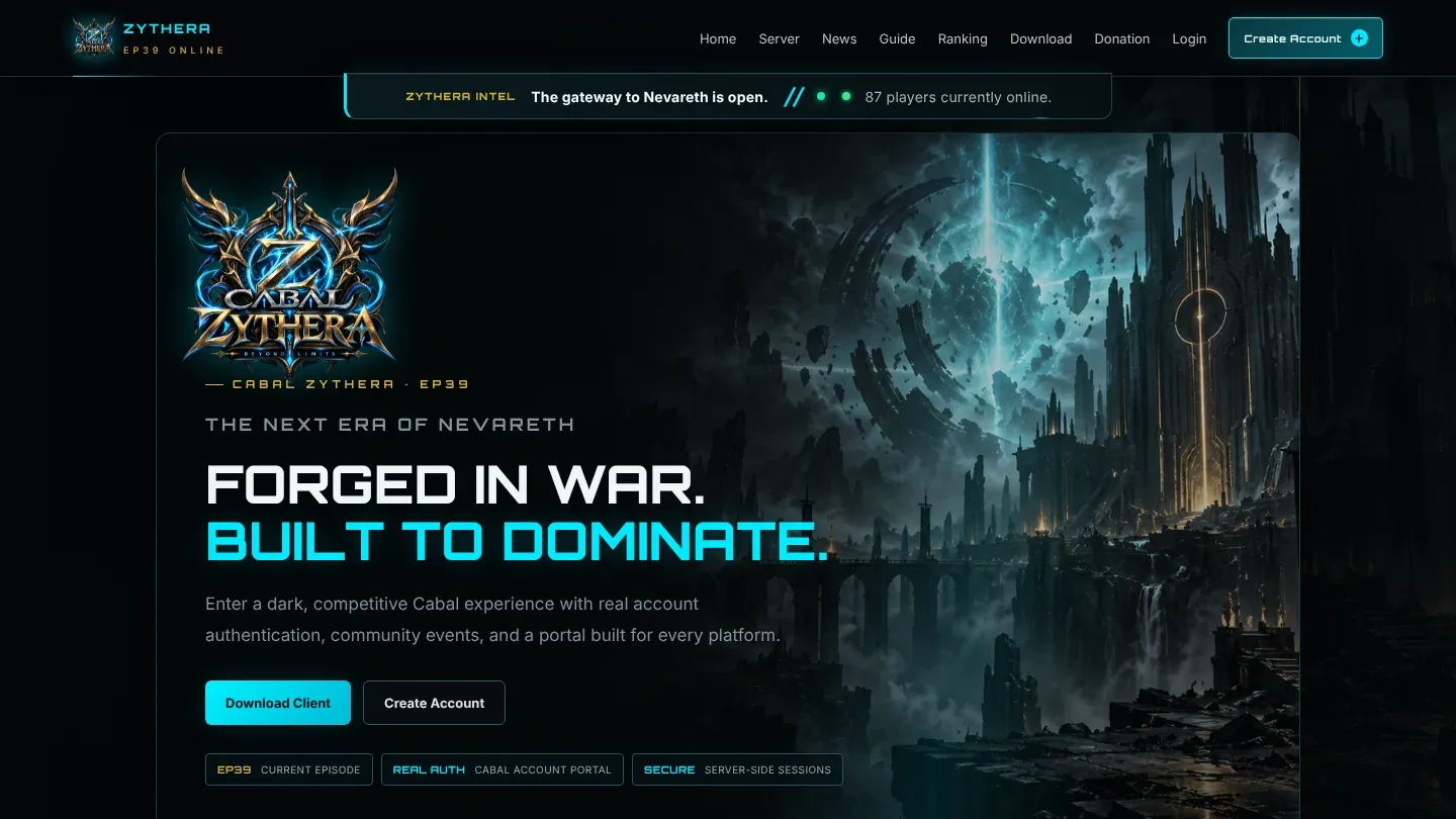 Cabal Zythera banner