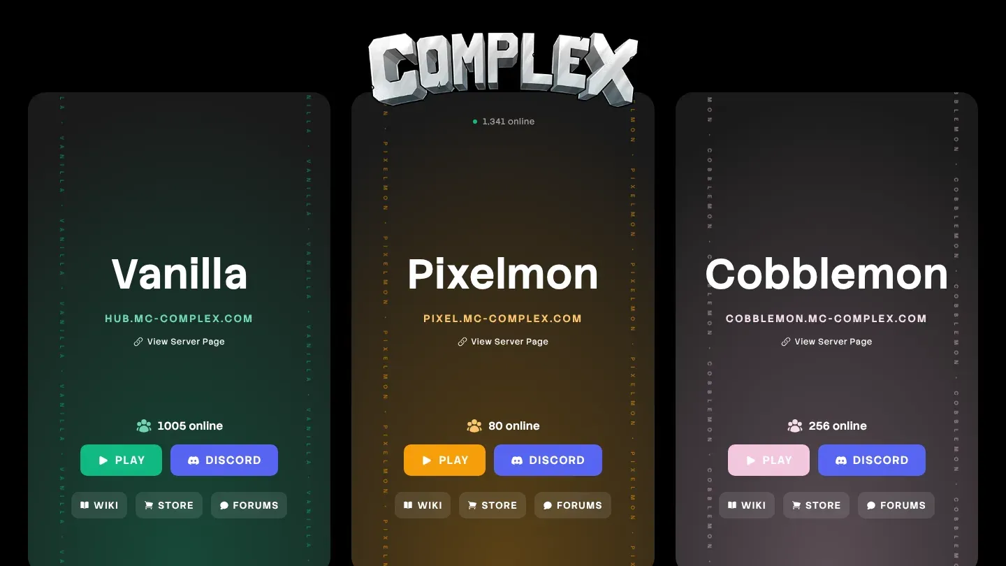 Complex Gaming banner