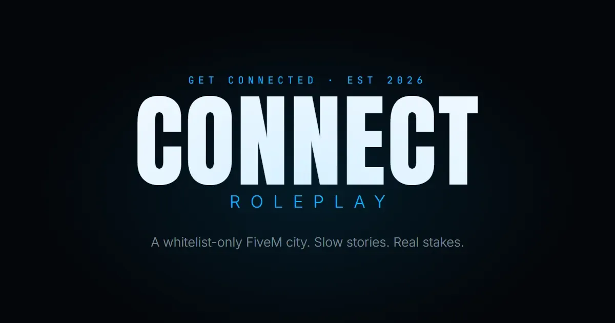 Connect Roleplay banner
