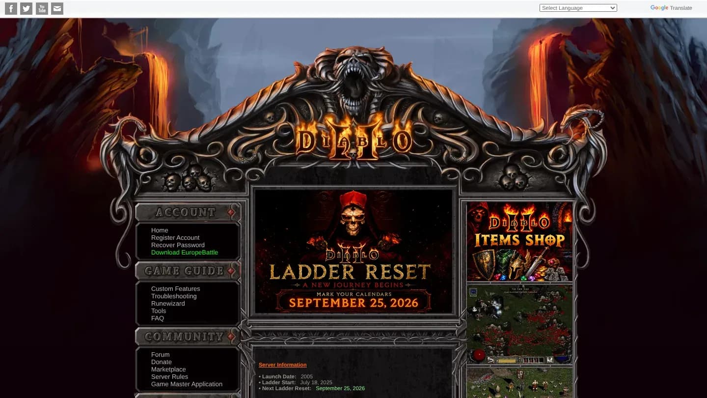 EuropeBattle.Net banner