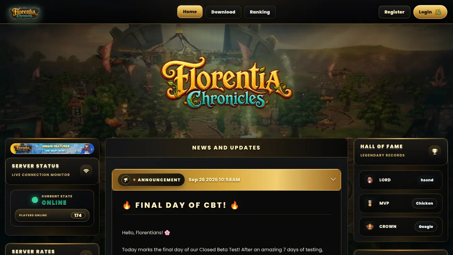 Florentia Chronicles banner
