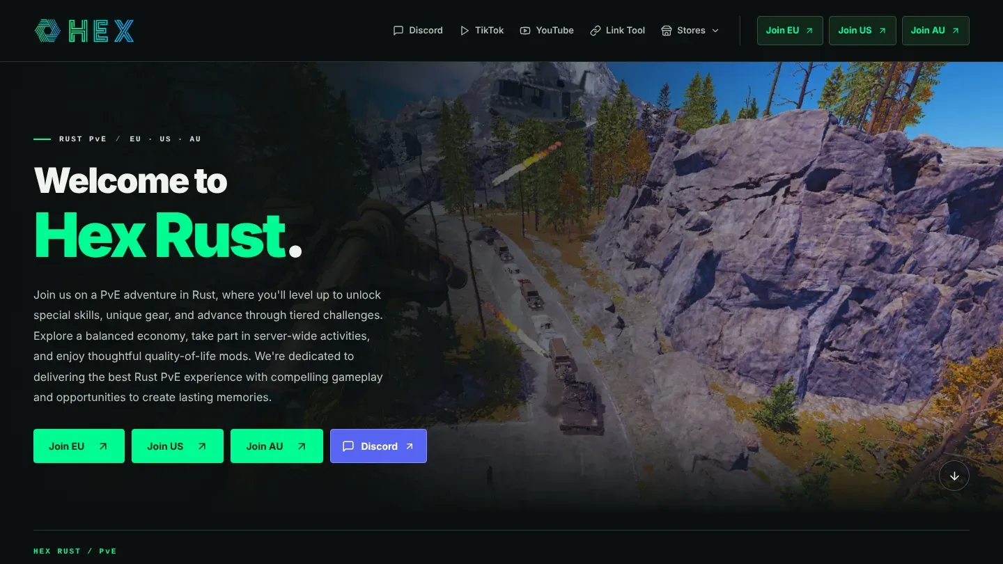Hex Rust banner