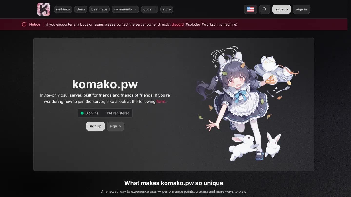 komako.pw banner