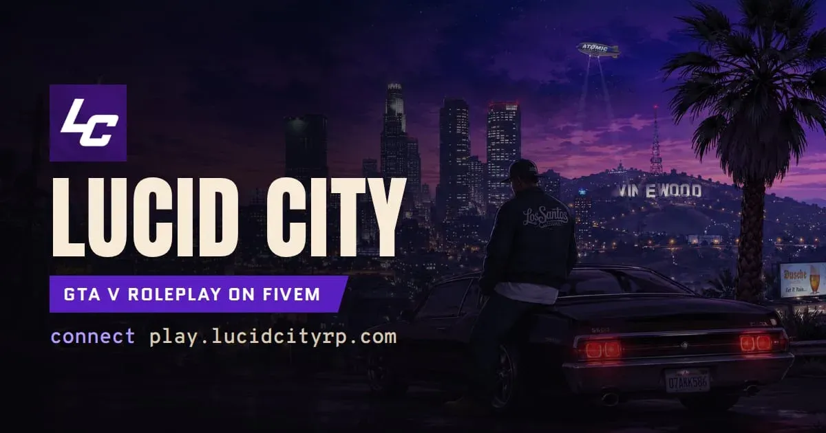Lucid City RP banner