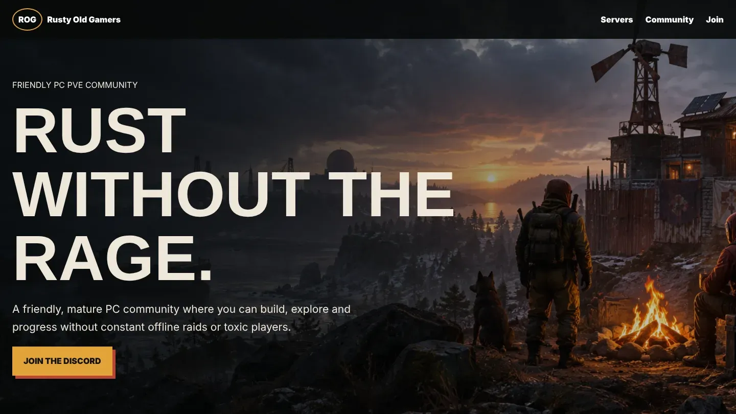 Rusty Old Gamers banner