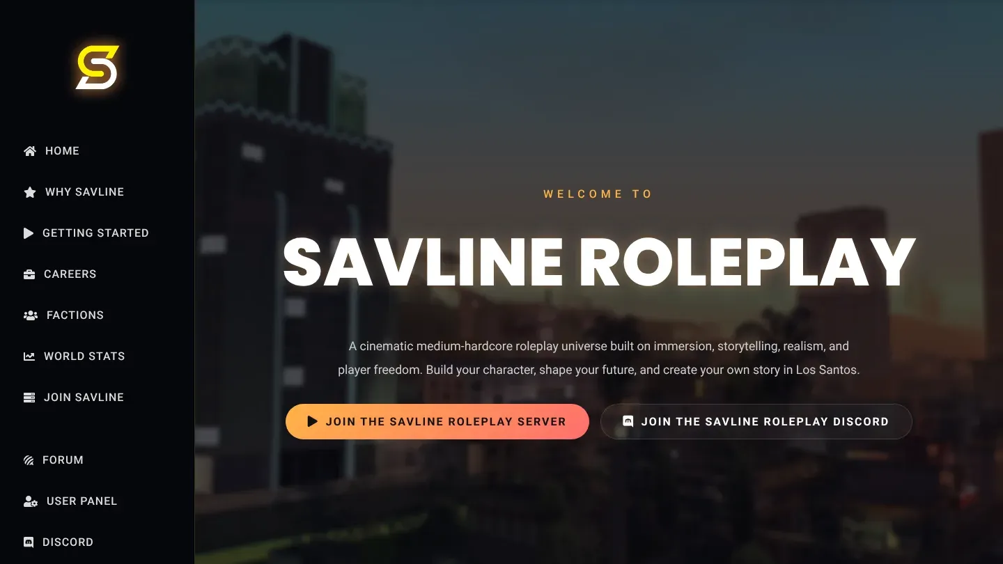 Savline Roleplay banner