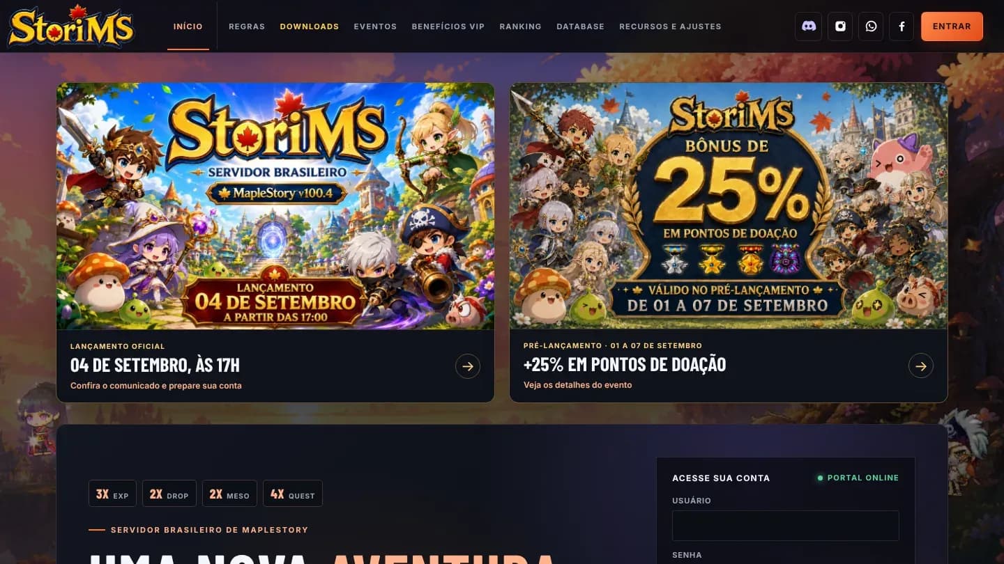 StoriMS banner
