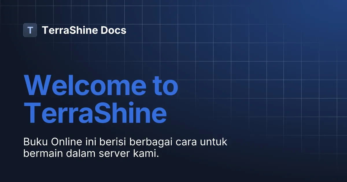 TerraShine banner