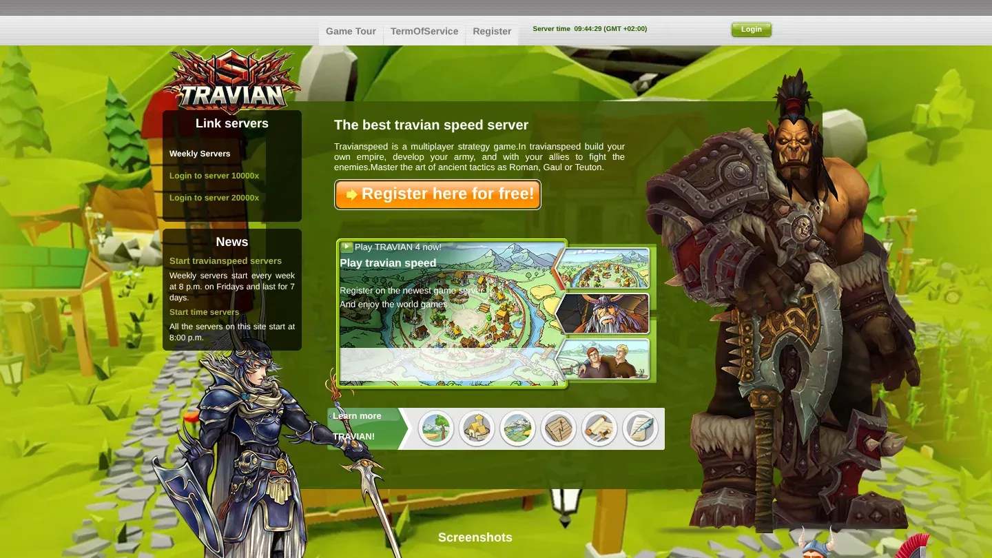 Travianspeed banner