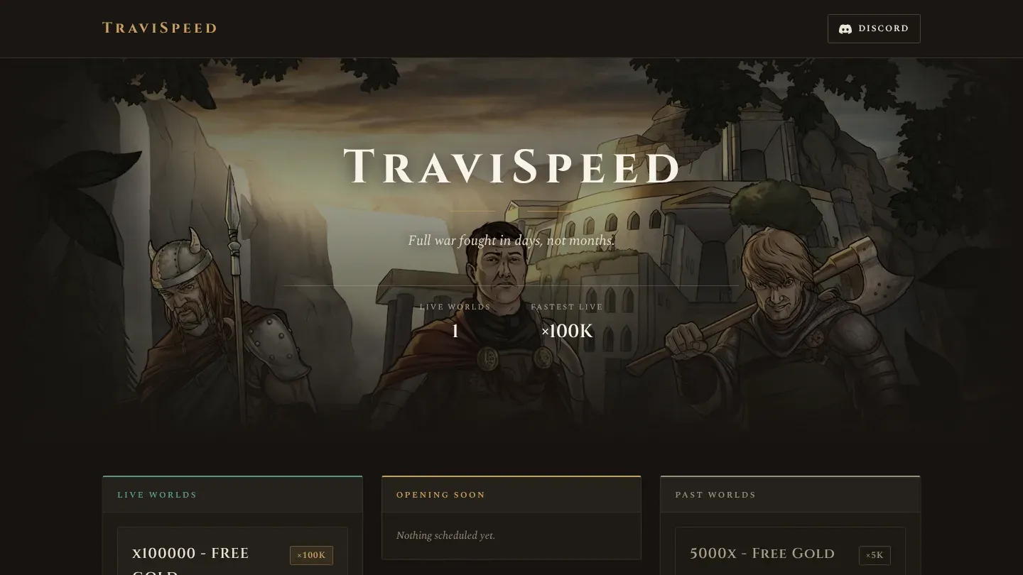 TraviSpeed banner