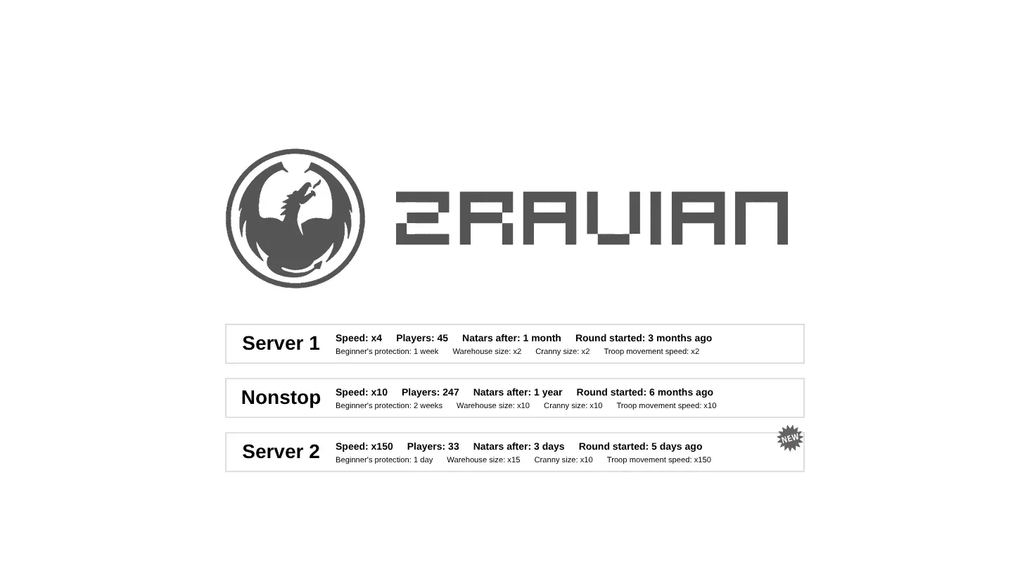 Zravian banner